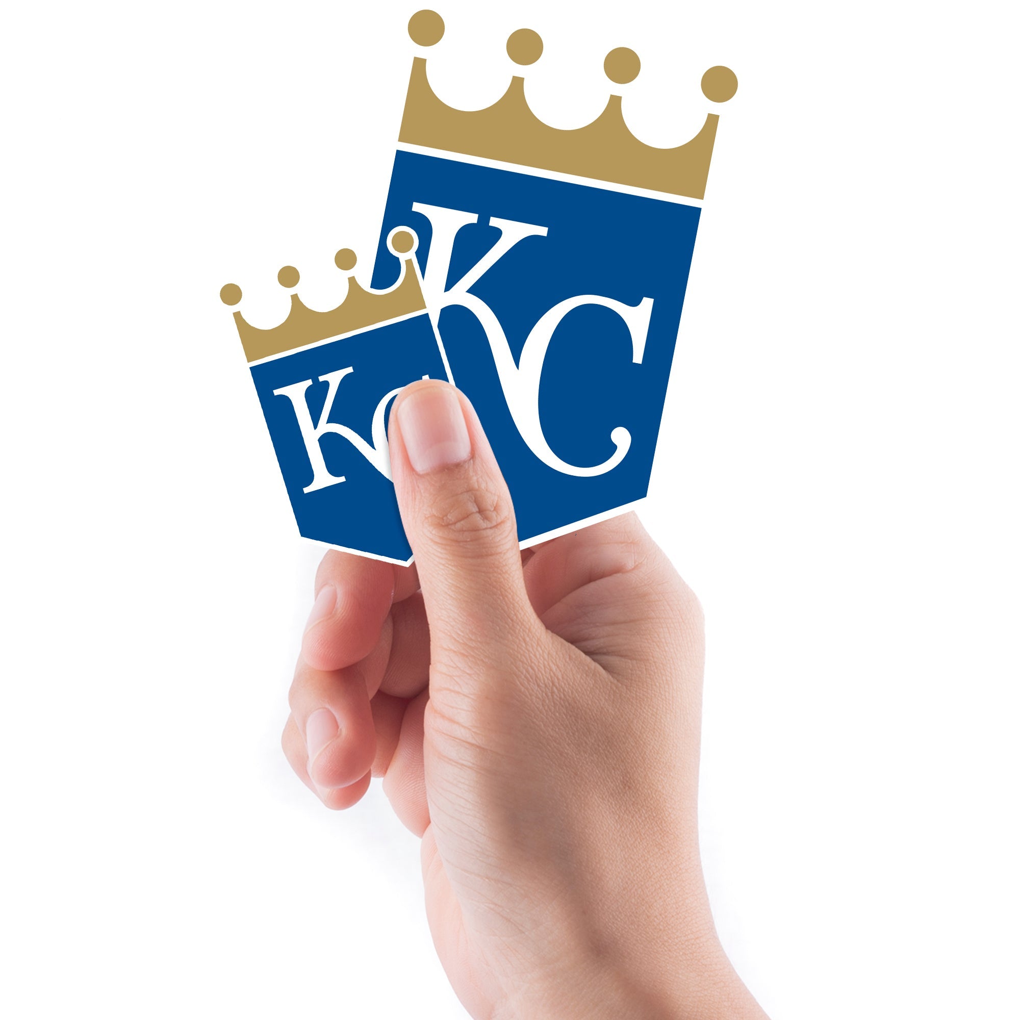 Kansas City Royals - 5 Logo Minis (Mixed Sizes) - Official MLB - Reusable Vinyl Decals #1