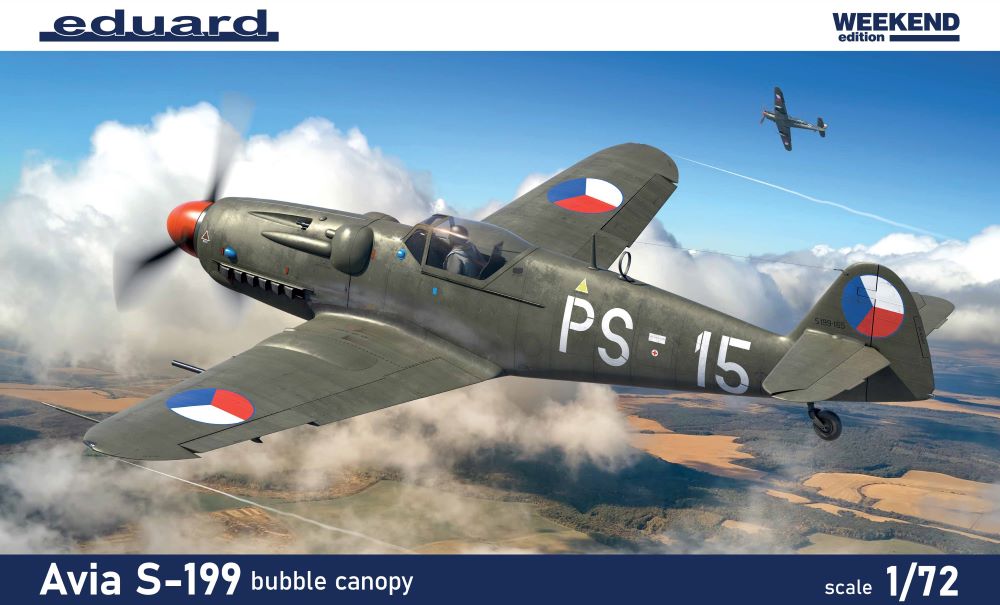 Eduard 7471 1/72 Avia S199 Bubble Canopy Fighter (Wkd Edition Plastic Kit)