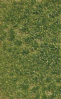 Busch 3541 A Scale Grass Tuft Sheet -- Spring Weed Tufts