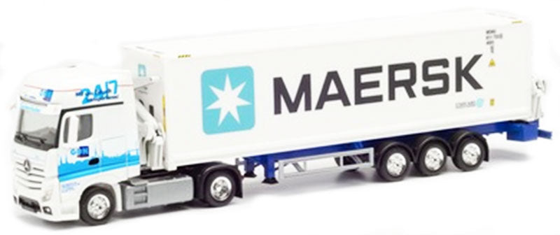 Herpa 313384 1/87 Scale Maersk - Mercedes Actros