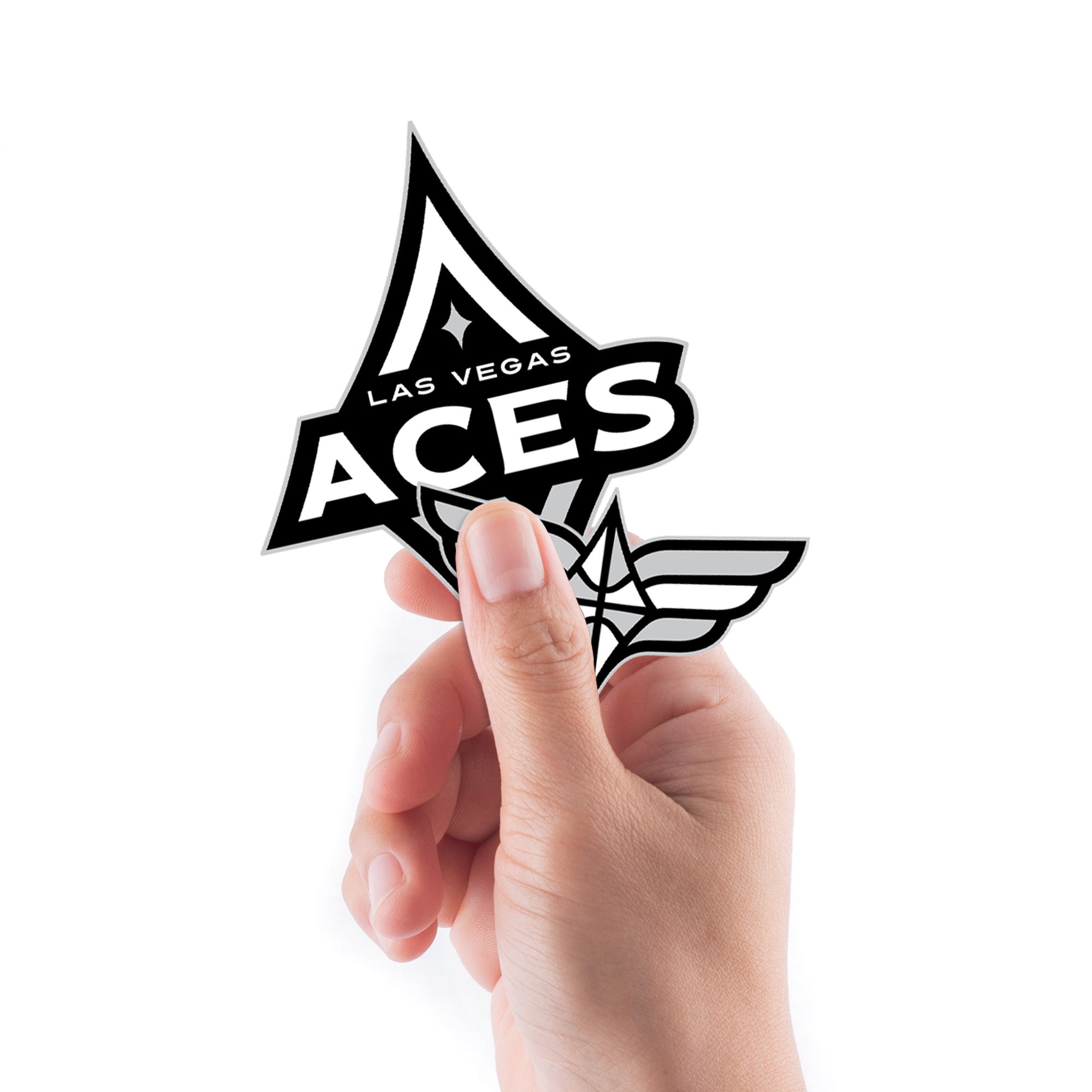 Las Vegas Aces - 5 Logo Minis (Mixed Sizes) - Official WNBA - Reusable Vinyl Decals