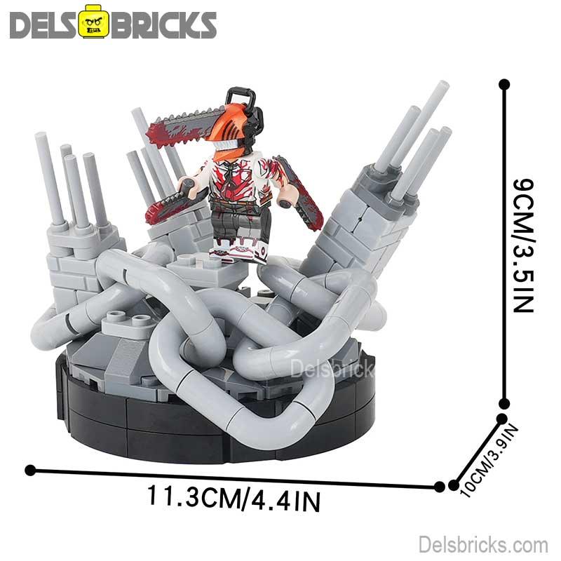 Chainsaw Man Denji & War zone Playset Lego Minifigures