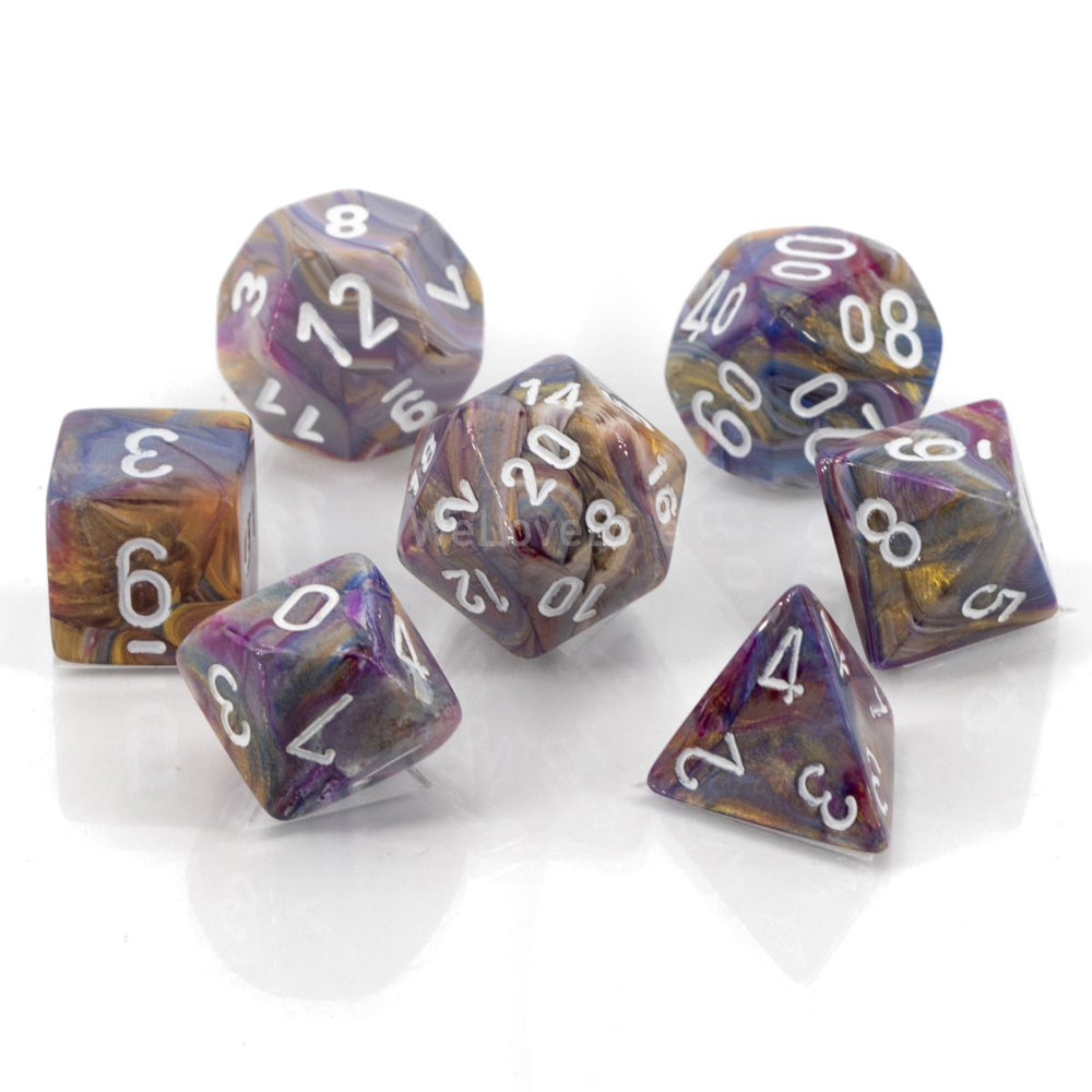 Chessex: Mini Polyhedral Dice set - Festive
