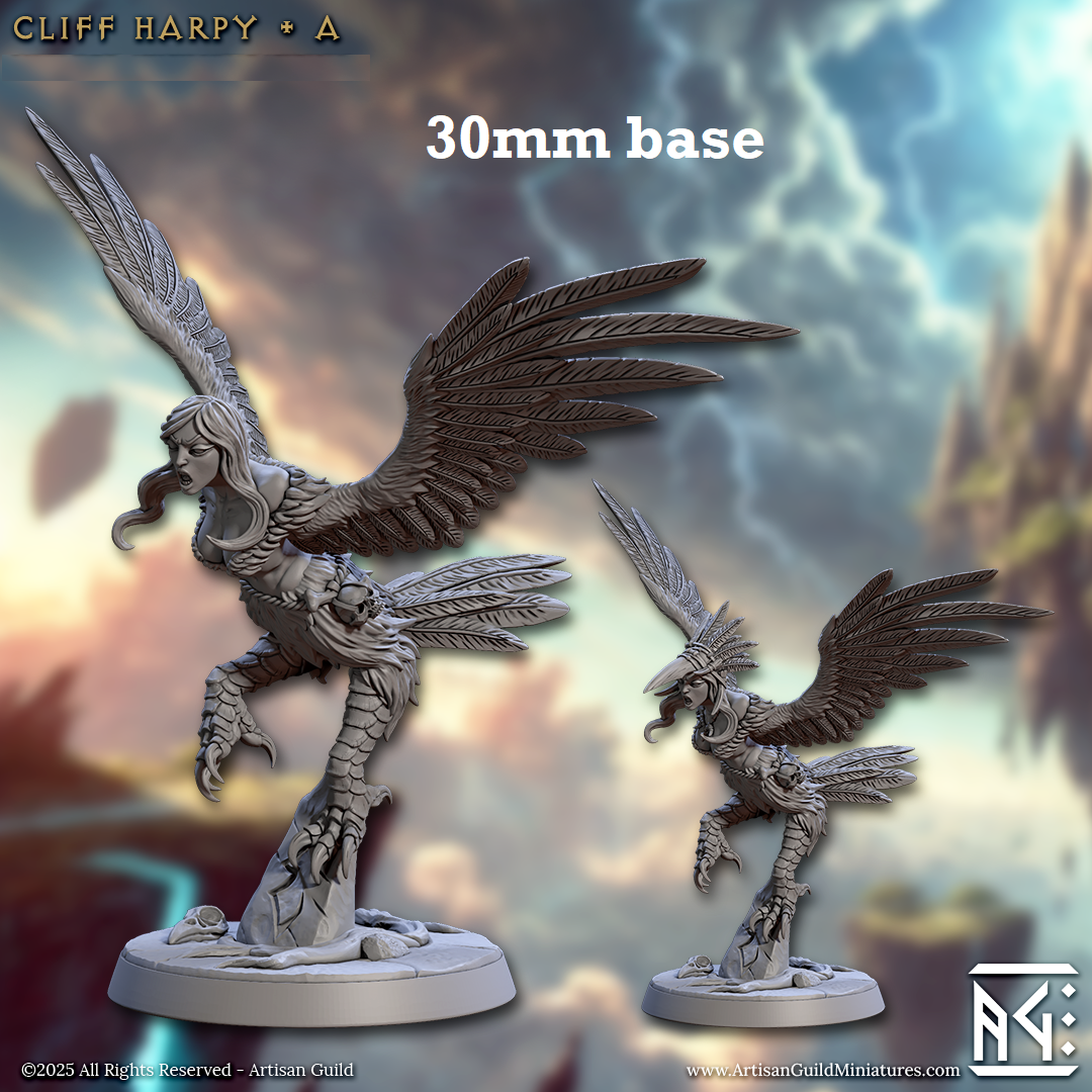Cliff Harpy: Sculpt A