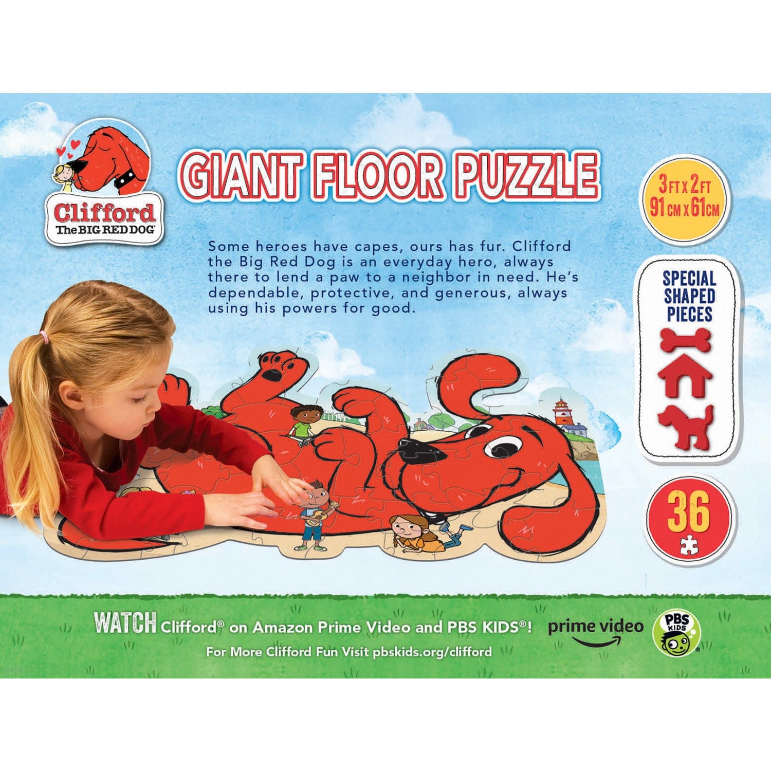 Clifford Beach Floor puzzle 36 pc