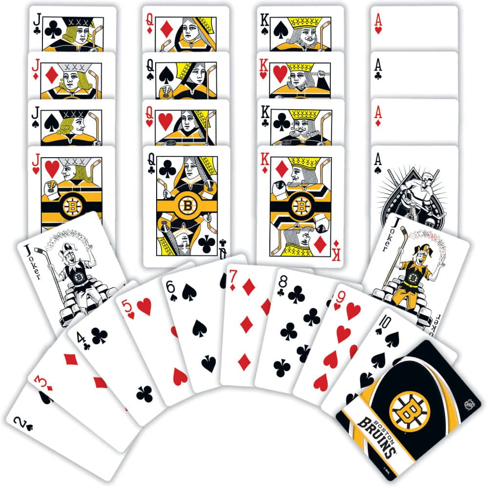 Boston Bruins Playing Cards - 54 Card Deck