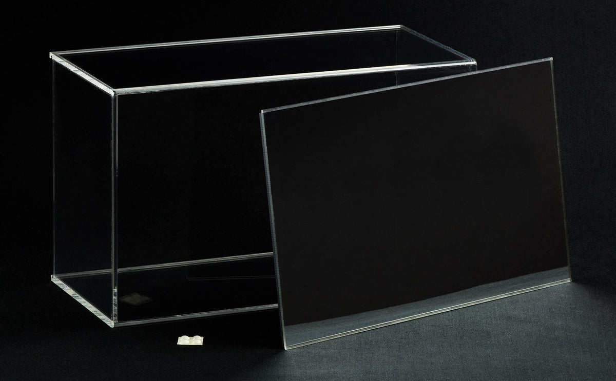 Versatile Acrylic Display Case with Slide Back and Size Options