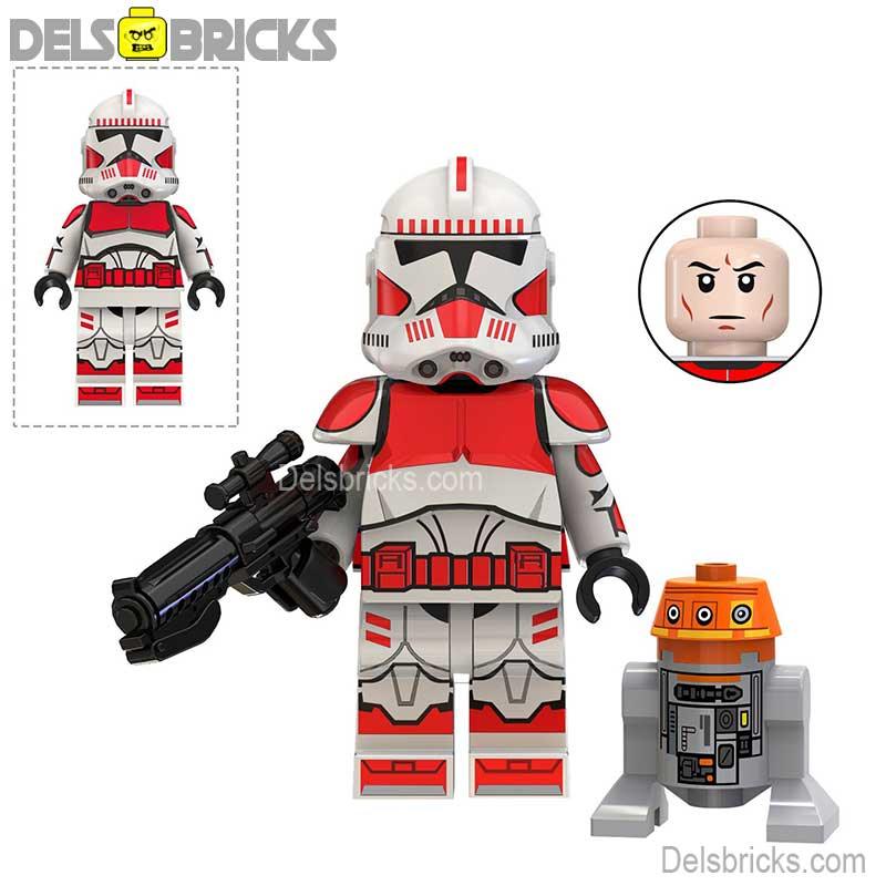 Coruscant Guard Shock trooper Star Wars Lego Minifigures Custom Toys 3