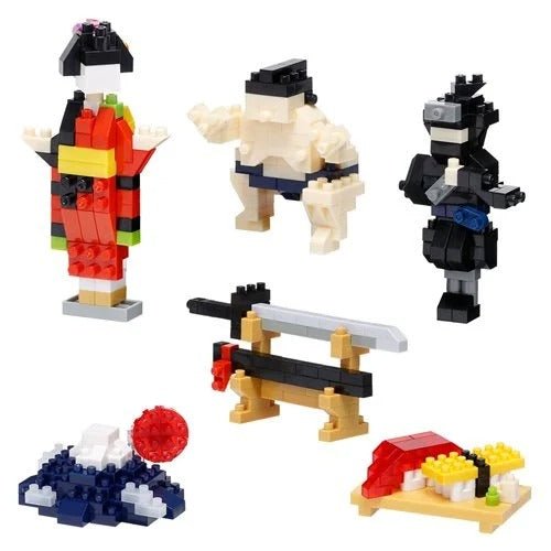 Culture Japan Series 1 Nanoblock Mininano Blind-Bag (1 Bag with 1 Figure)