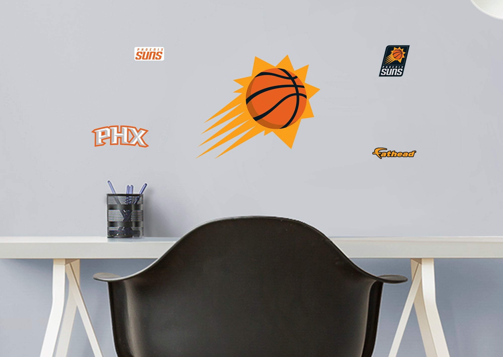 Phoenix Suns - RealBig Logo Collection - Official NBA - Phoenix Suns - Reusable Vinyl Wall Decals