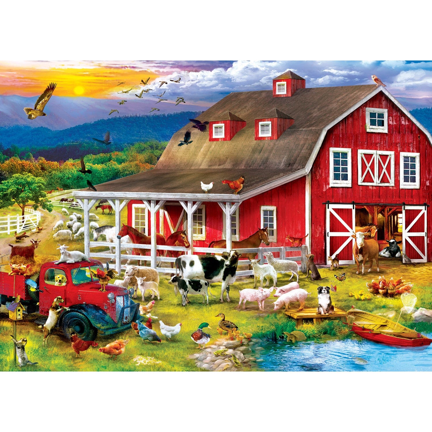 Barnyard Crowd 1000 PC