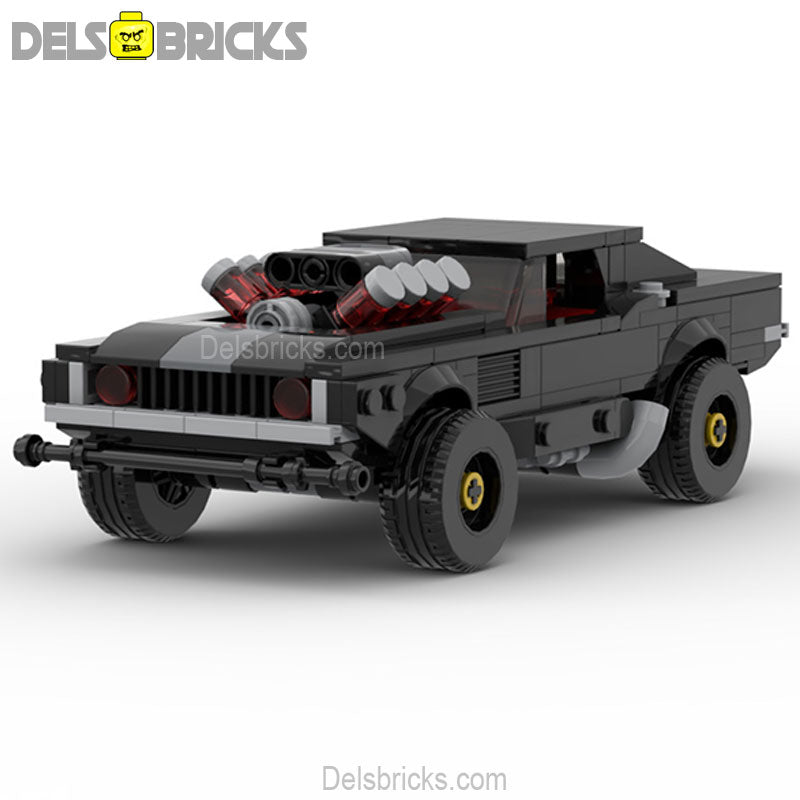 Cyberpunk Dodge Charger Muscle Custom Lego cars Minifigures Building Block Toys