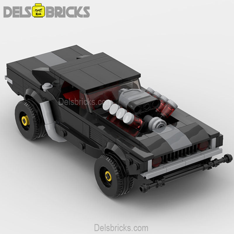 Cyberpunk Dodge Charger Muscle Custom Lego cars Minifigures Building Block Toys