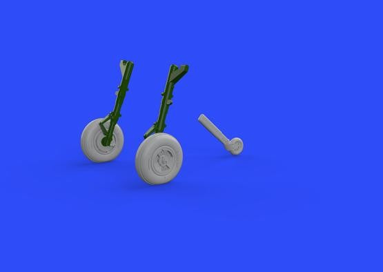 Eduard 672142 1/72 Aircraft- Spitfire Mk XVI 3-Spoke Wheels for EDU (Resin)