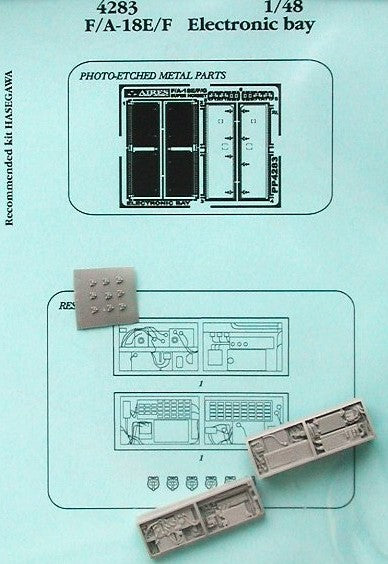 Aires 4283 1/48 F/A18E/F Electronic Bay For HSG