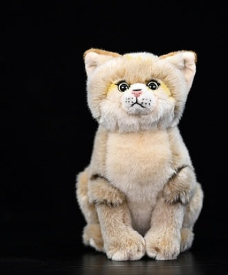 Plush Dune Cat Toy – Soft Squat Stuffed Animal Doll