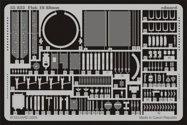 Eduard 35822 1/35 Armor- Flak 18 88mm for AFV