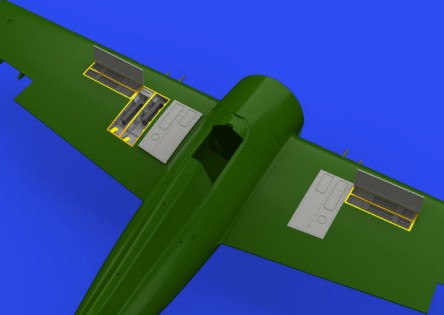 Eduard 648793 1/48 Aircraft- F4F3 Gun Bays for EDU (Photo-Etch & Resin)