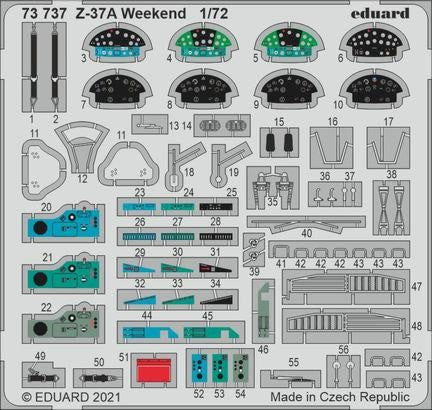 Eduard 73737 1/72 Aircraft- Z37A Weekend for EDU (Painted)