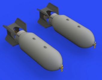 Eduard 648565 1/48 Aircraft- US 1000lb Bombs (Photo-Etch & Resin)