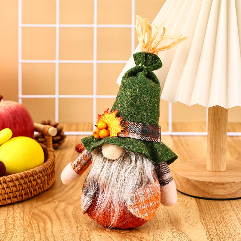 Thanksgiving Gnome Doll – Small Harvest Festival Decoration