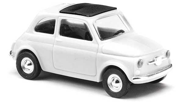 Busch 60208 HO Scale 1965 Fiat 500 2-Door - Kit -- Unpainted