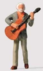 Preiser 29067 HO Scale Individual Figures -- Standing Guitar Player