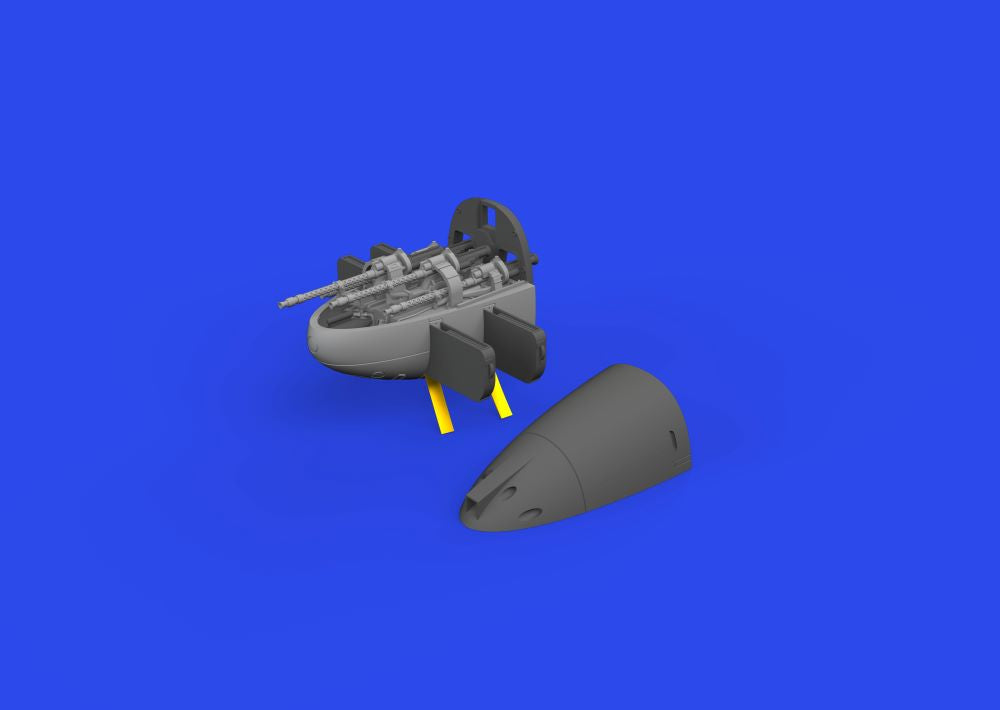 Eduard 672311 1/72 Aircraft- Bf110E Nose Guns for EDU (Photo-Etch & Resin)