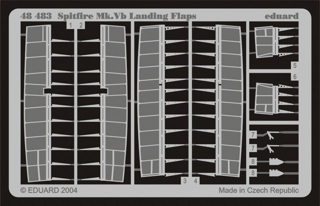 Eduard 48483 1/48 Aircraft- Spitfire Mk Vb Landing Flaps for TAM(D)