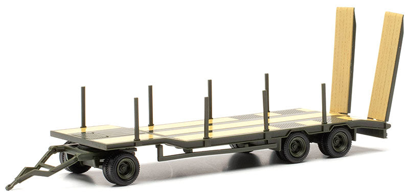 Herpa 746960 1/87 Scale Goldhofer Tu3 3-Axle Lowboy Trailer