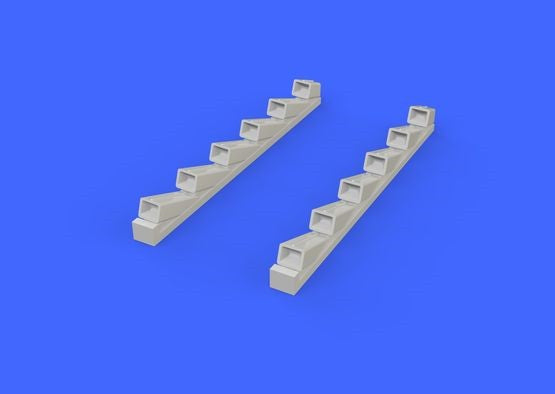 Eduard 648281 1/48 Aircraft- MC202 Exhaust Stacks for HSG (Resin)