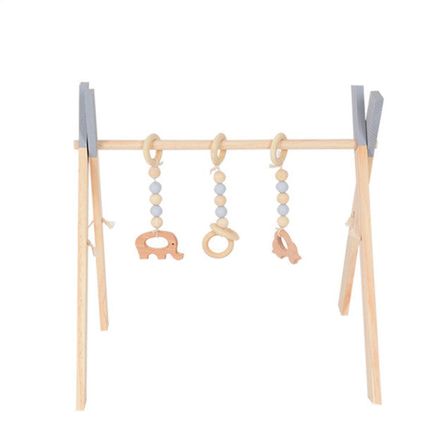 Wooden Baby Fitness Frame – Decorative Infant Play Gym