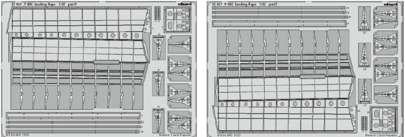 Eduard 32457 1/32 Aircraft- P40E Landing Flaps for TSM