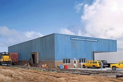 Walthers Cornerstone 933-2917 HO Scale Lakeville Modern-Style Warehouse -- Kit