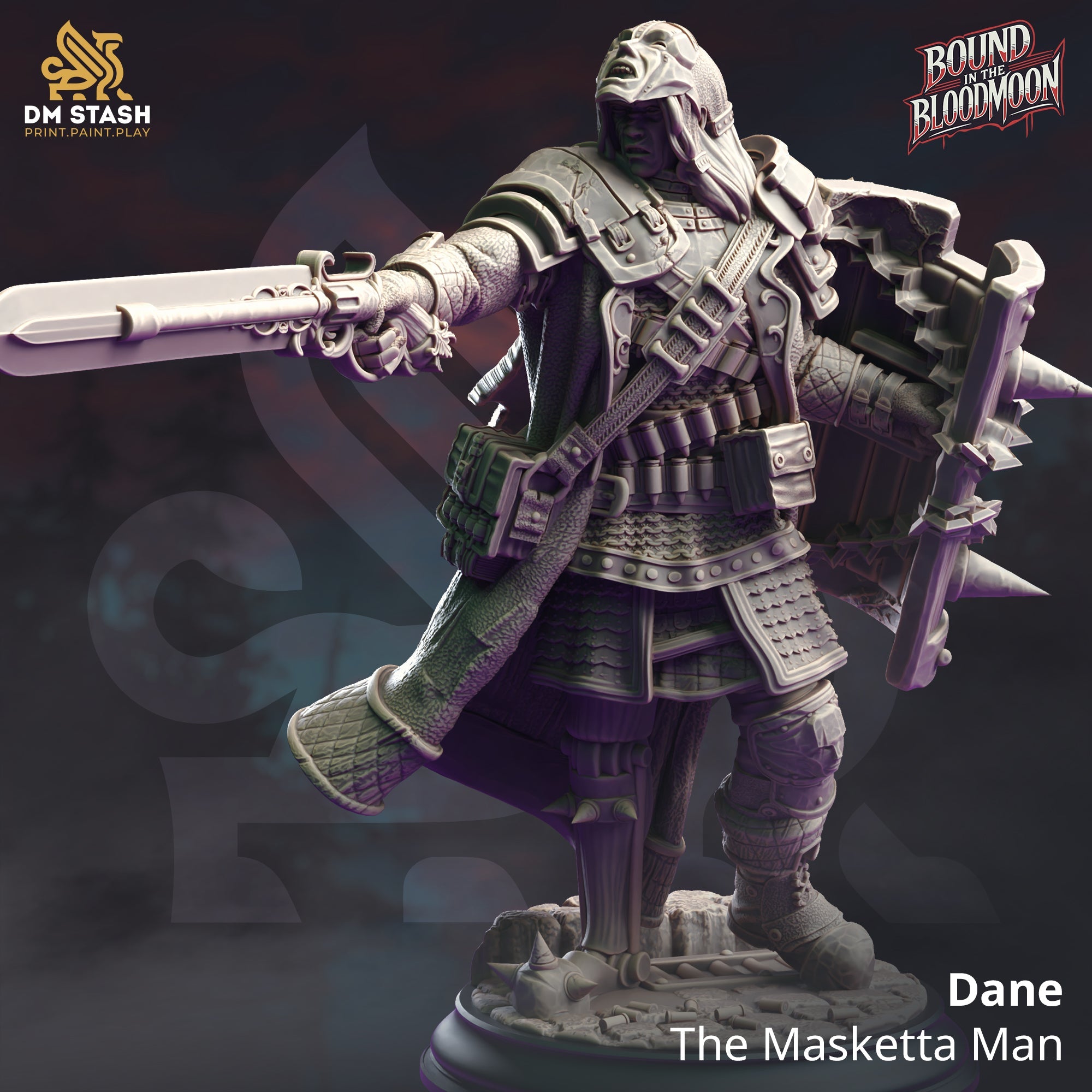 Dane, the Masketta Man (Male Human Ranger)