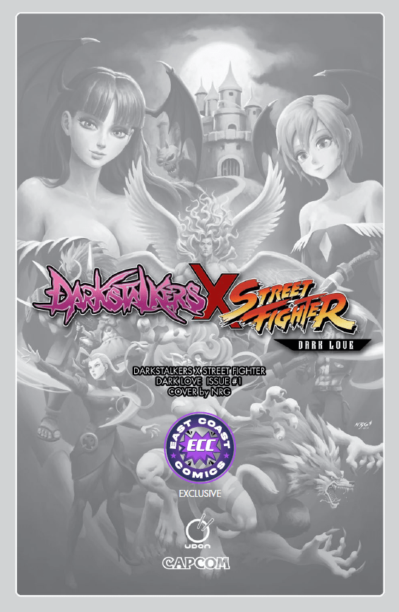 Darkstalkers x Street Fighter Dark Love #1 - ECC Exclusive NRG Variant