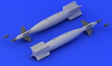 Eduard 648172 1/48 Aircraft- GBU10 Paveway II (Decals & Resin)