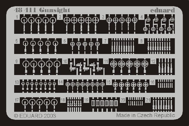 Eduard 48411 1/48 Aircraft- Gunsights