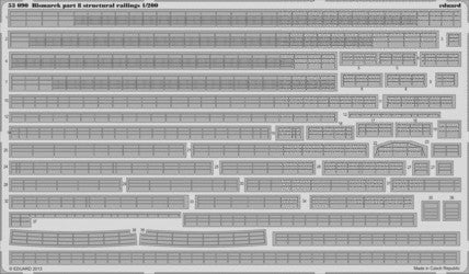 Eduard 53090 1/200 Ship- Bismarck Structural Railings Pt.8 for TSM