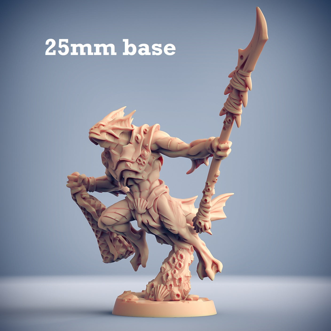 Death-Tide Jurakin: Sculpt A (Male Merfolk Warrior)