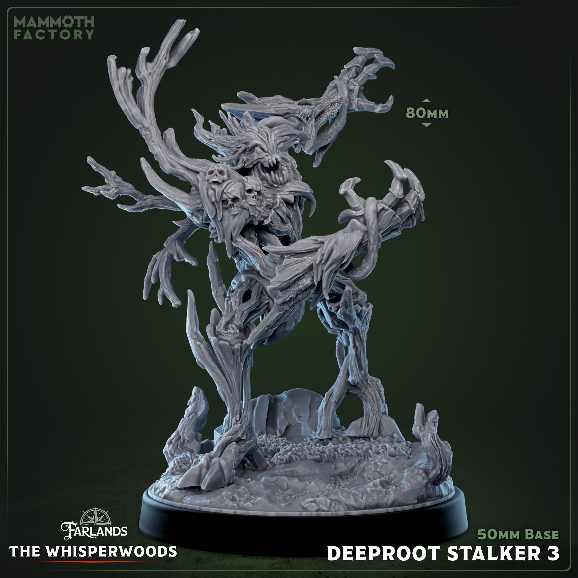 Deeproot Stalker: Sculpt 3 (Treefolk / Ent)