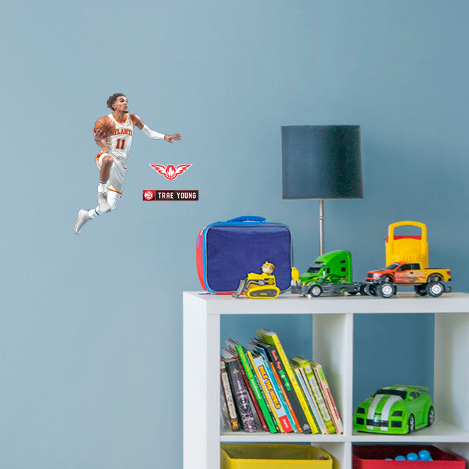 Trae Young - RealBig Collection - Official NBA - Atlanta Hawks - Reusable Vinyl Wall Decals #1