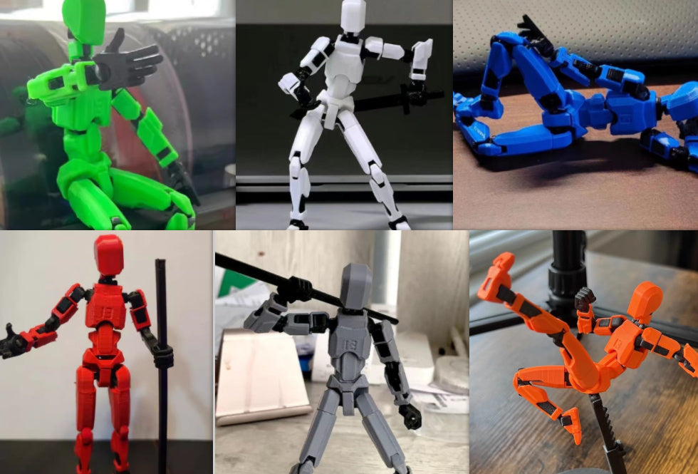 Movable Shapeshift Robot 2.0 – 3D Printed Action Model Toy