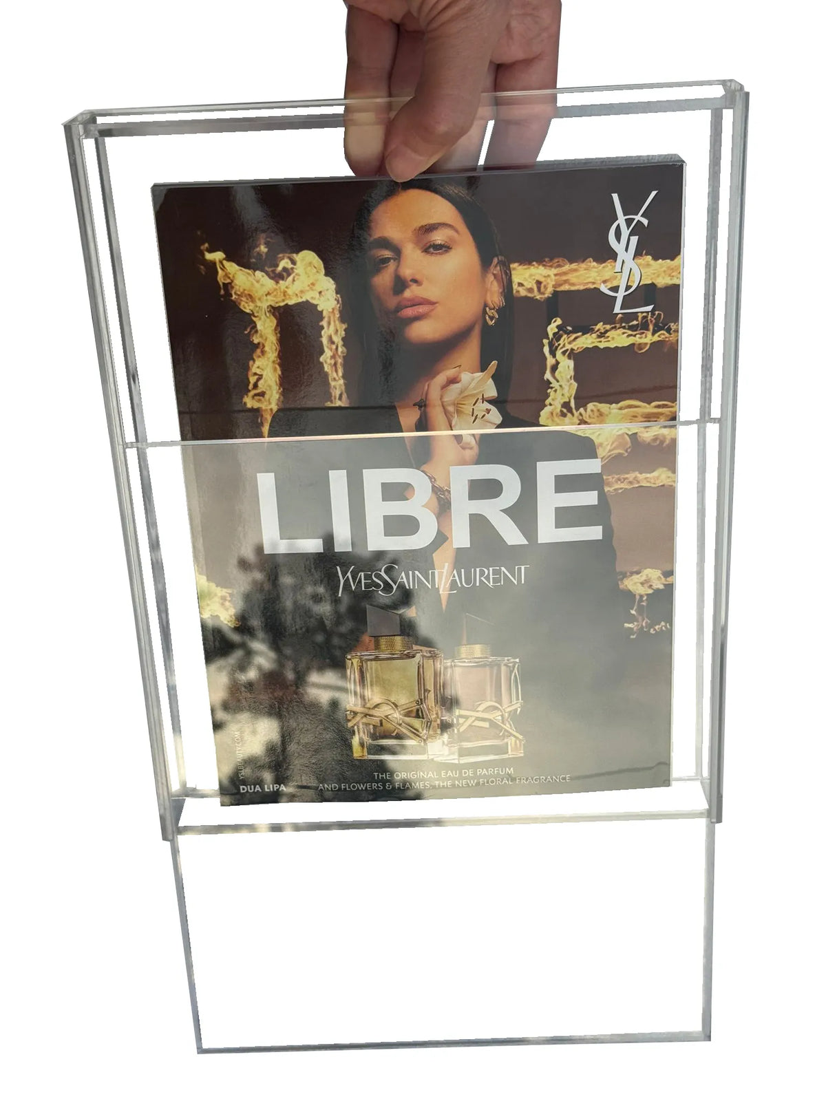 Acrylic Slide Back Book Display Cases