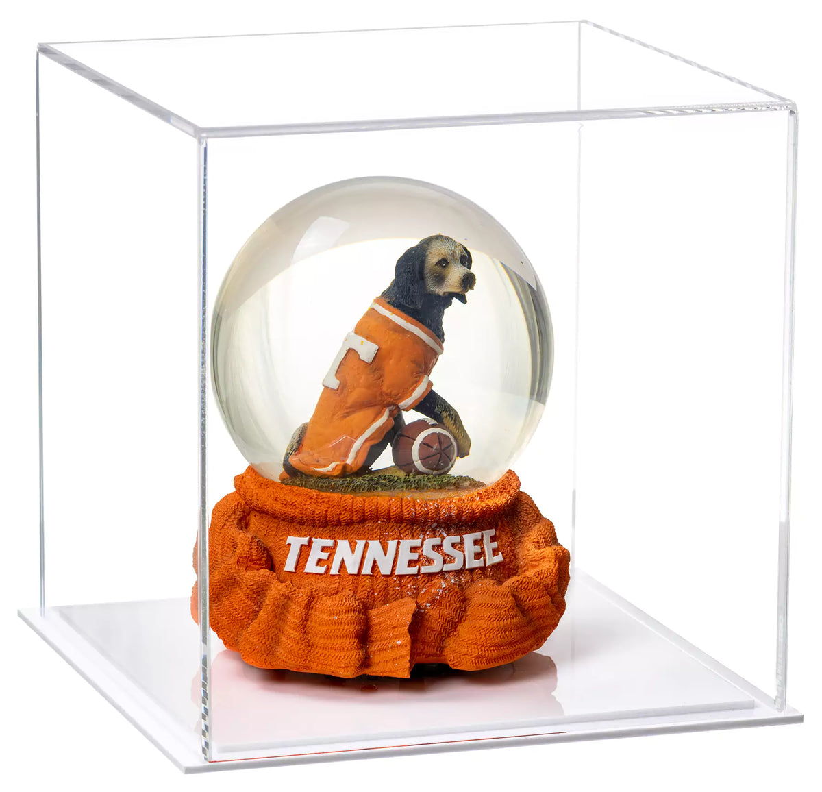 Versatile Acrylic Display Cases with Double Sheet Base with Clear Case