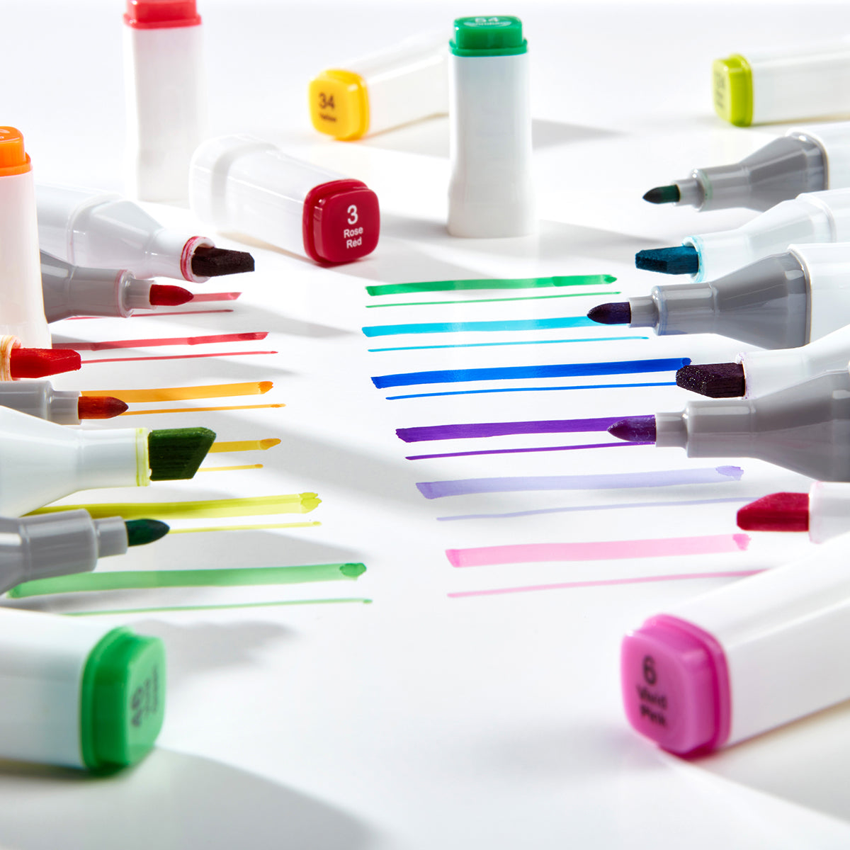 Double-Ended Alcohol Markers 60 Colors