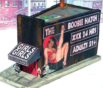 Downtown Deco 2019 N Scale Cast-Hydrocal Kit -- The Boobie Hatch