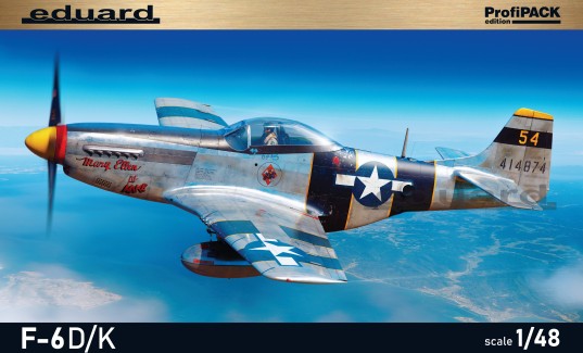Eduard 82103 1/48 WWII F6D/K Mustang USAF Recon Aircraft (Profi-Pack Plastic Kit