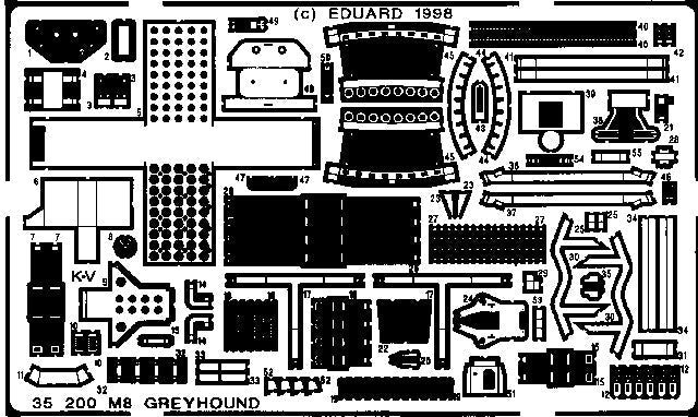 Eduard 35200 1/35 Armor- M8 for TAM