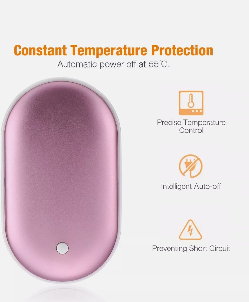 Portable USB Hand Warmer Egg Mobile Phone Battery Bank